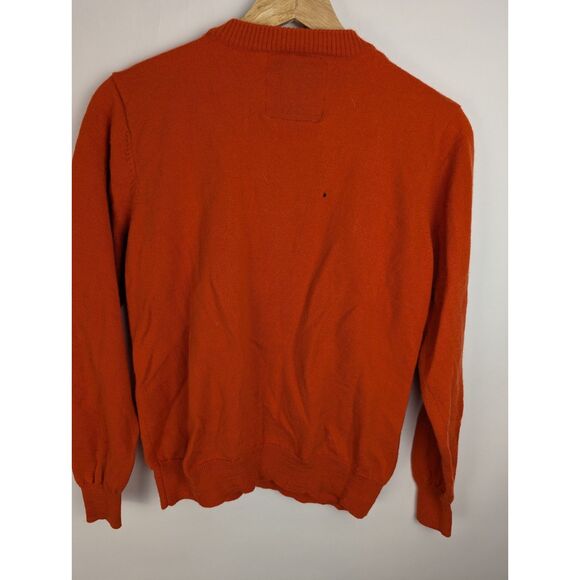 Rare Mishka Eyeball Sweatshirt Crewneck  Orange Wool 2009 Medium Brooklyn NYC - Picture 6 of 7